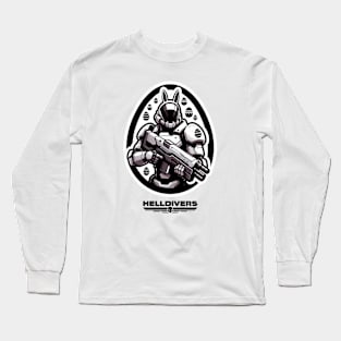 HELLDIVERS VS EASTER DIVERS Long Sleeve T-Shirt